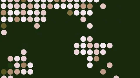 Background of retro moving retro dots. Design. Dot is moving and rotating on 스톡 일러스트