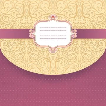 Background with retro pattern Stock Illustration