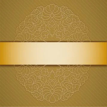 Background with ribbon. Stock Illustration