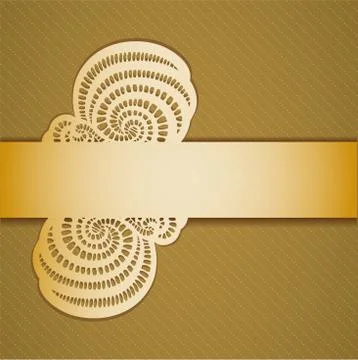 Background with ribbon. Stock Illustration