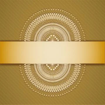 Background with ribbon. Stock Illustration