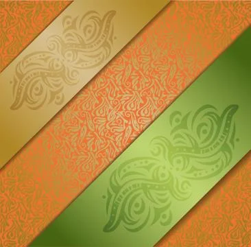 Background with ribbons. Stock Illustration