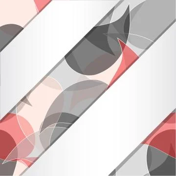 Background with ribbons. Stock Illustration