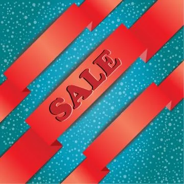 Background with ribbons. Stock Illustration