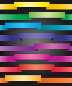 Background with ribbons. Stock Illustration