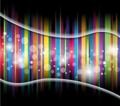 Background with ribbons. Stock Illustration