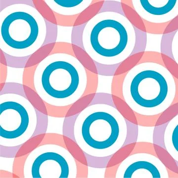 Background with rings Stock Illustration