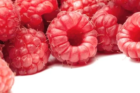 Background from ripe raspberry Stock Photos