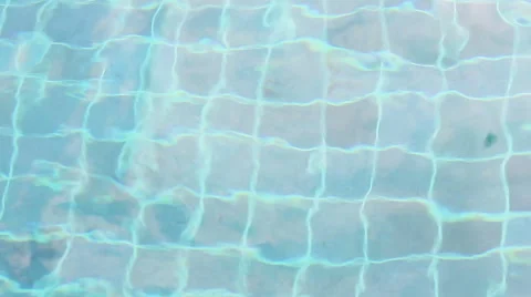 Background of rippled pattern of clean water in blue swimming pool Vídeos de archivo 47257176
