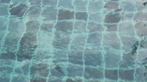 Background of rippled pattern of clean water in blue swimming pool 스톡 동영상 47257412