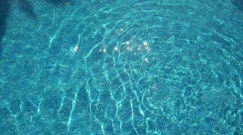 Background of rippled pattern of clean water in swimming pool Видео 68329283