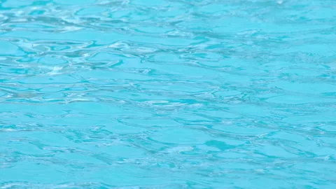Background of rippled pattern of clean water in blue swimming pool.  Stock Footage 200147591