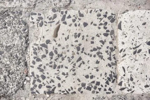 Background road texture. Hard old painted grey wall in grunge style. Surface for Stock Photos