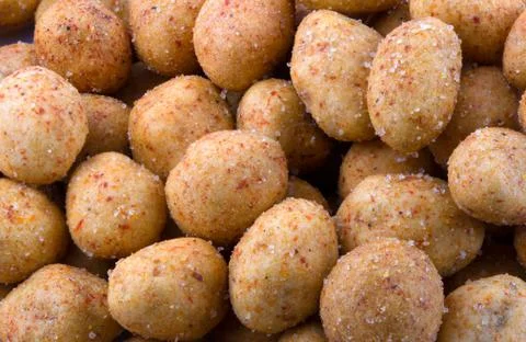 Background of roasted peanuts Stock Photos