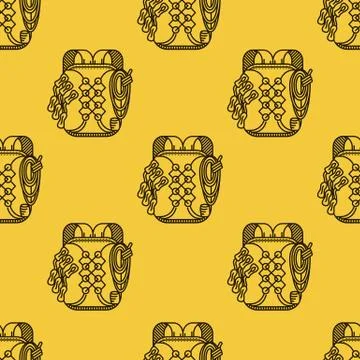Background for rock climbing. Backpack 스톡 일러스트