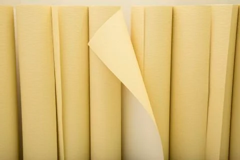 Background with rolls of wallpaper Stock Photos