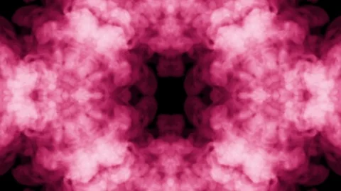 Background like Rorschach inkblot test14. Fluorescent pink ink or smoke Stock Footage