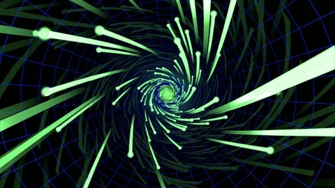 Background with rotating Particles Stock Footage 95310020