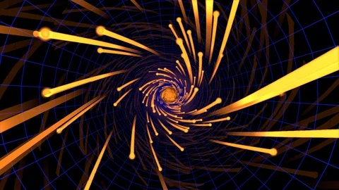 Background with rotating Particles Stock Footage 95310971