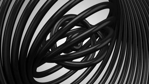 Background of Rotating Rings Видео 105843117