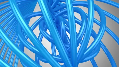 Background of Rotating Rings Stock Footage 106025368