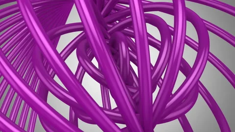 Background of Rotating Rings Stock Footage 106025755