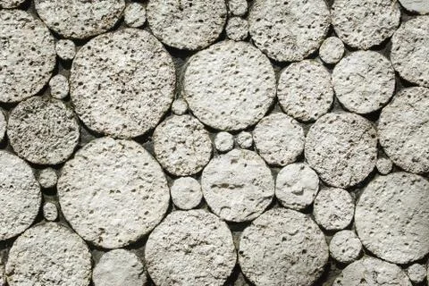 Background of Round Blocks Stock Photos