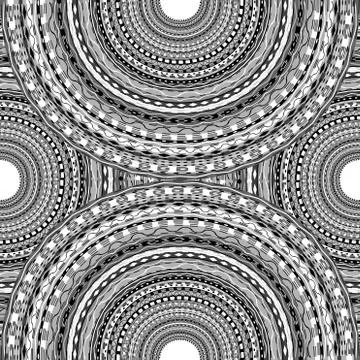 Background with round motifs Stock Illustration