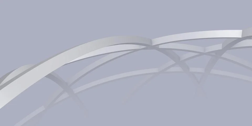 Background with rounded Beams Stock Illustration