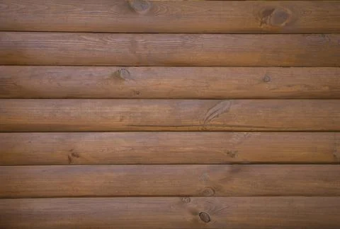 Background of rounded varnished boards Stock Photos
