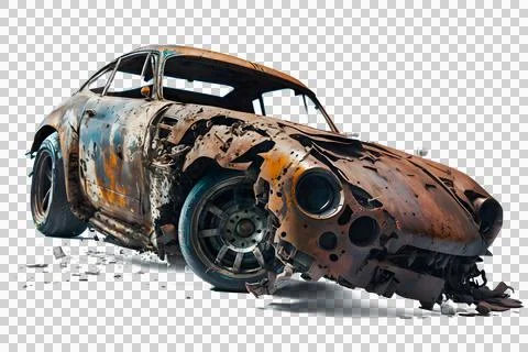 Background Rust Car 2 Stock Illustration