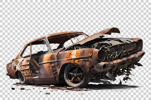 Background Rust Car 3 Stock Illustration