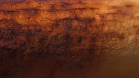 Background of rust on pipe close up moving shot UK 4K Video stock 106536444