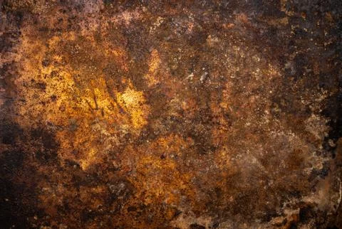Background of rusty iron sheet Stock Photos