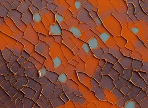 Background rusty painted metal surface. of metal rusty texture Foto stock