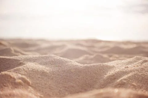 Background with sand beach. Stock Photos