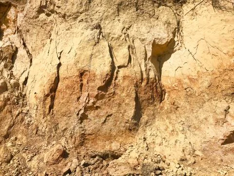 Background - sandy mountains. Stock Photos