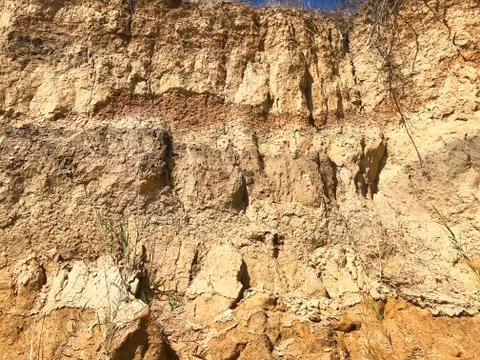 Background - sandy mountains. Stock Photos