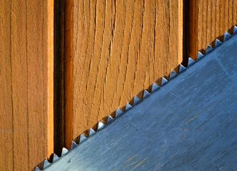 Background with sawblades Stock Photos