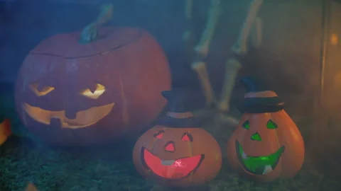 Background For A Scary Halloween Party Stock Footage 116826404