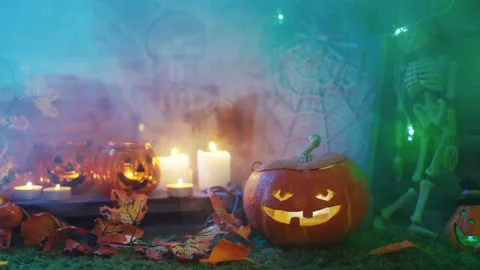 Background For A Scary Halloween Party 動画素材 116833205