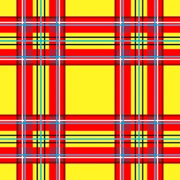 Background in Scottish cage Stock Illustration