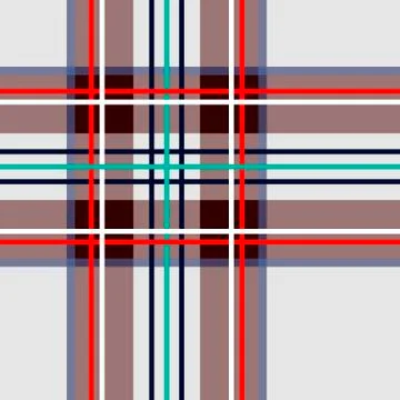 Background in Scottish cage Illustrazione stock