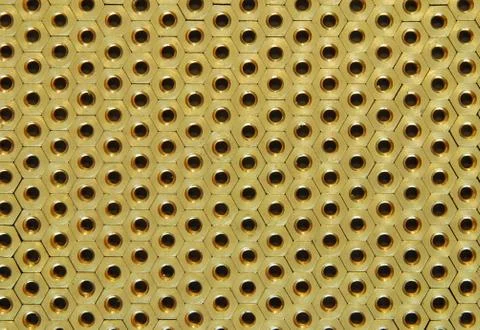Background of screw-nuts Stock Photos