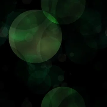 Background with seamless bubbles pattern. Colors: black, pine green, midnight Illustrazione stock