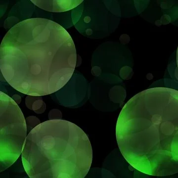 Background with seamless bubbles pattern illustration. Colors: tropical rain  Stock Illustration