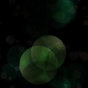 Background with seamless bubbles pattern illustration. Colors: outer space, t Stock Illustration