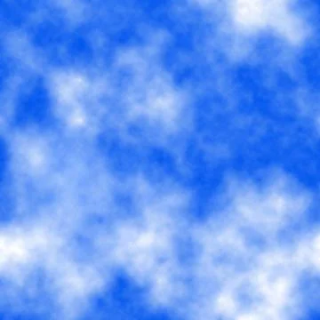 Background with seamless clouds pattern. Colors: wild blue yonder, blue bell, 스톡 일러스트