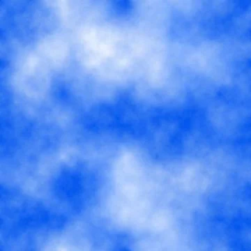 Background with seamless clouds pattern. Colors: blue, blue violet, navy blue Stock Photos