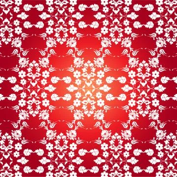 Background with seamless pattern eight Stock Illustration